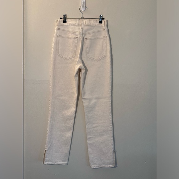 Abercrombie & Fitch white 90’s straight ultra high rise jeans size 4 - Picture 7 of 10